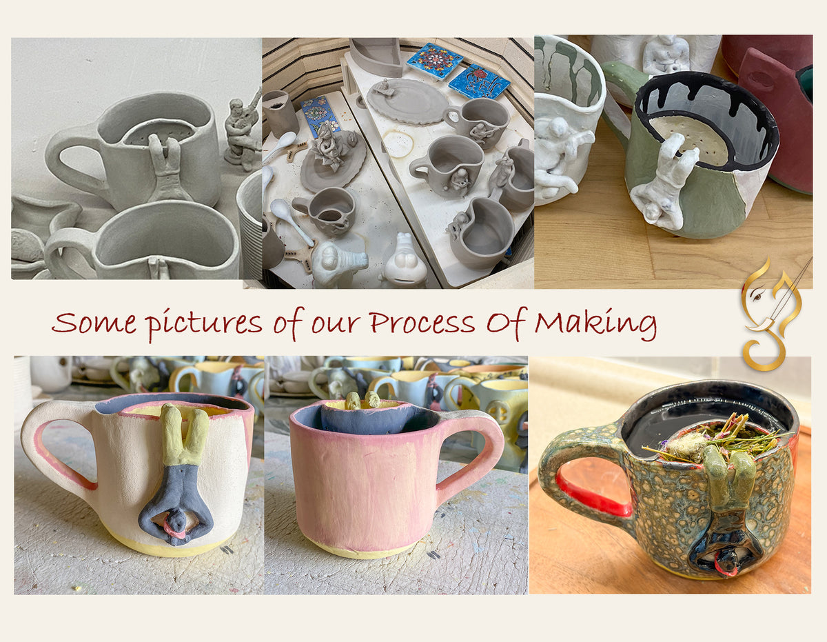 Break the Limit – Handcrafted Ceramic Tea Mug with Filter