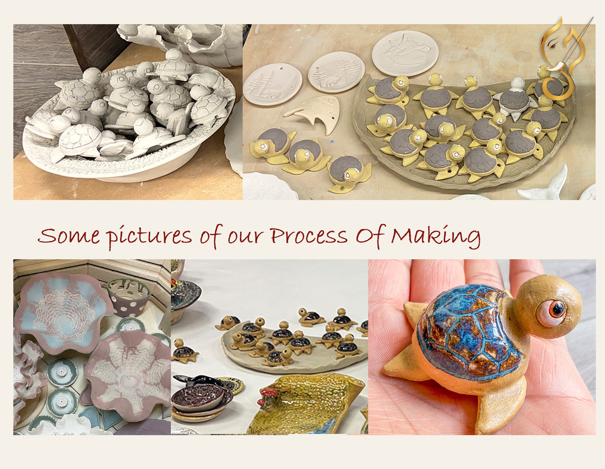 Baby Turtle – Handcrafted Ceramic Fridge Magnet