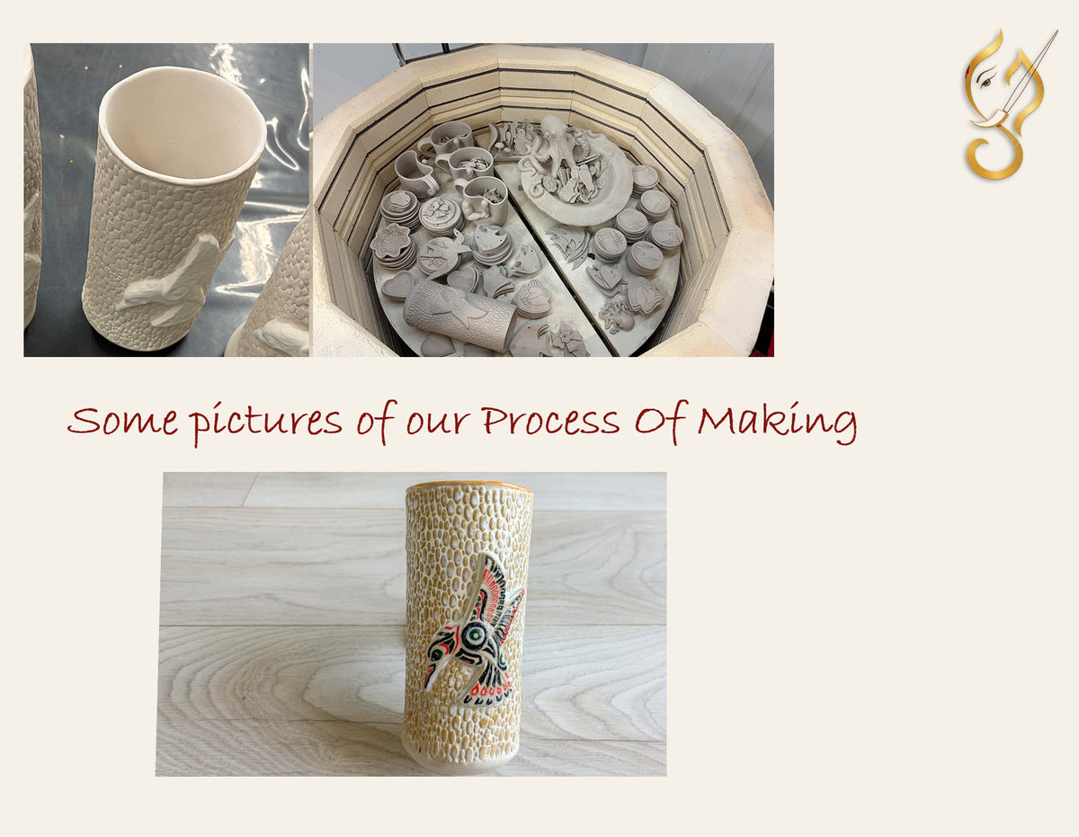 Life – Handcrafted Ceramic Vase Art