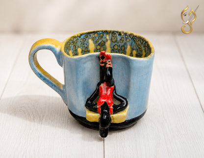 Poetry in Motion – Ballet Dancer Handcrafted Ceramic Coffee Mug