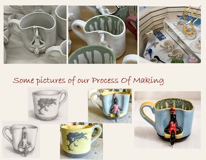 Poetry in Motion – Ballet Dancer Handcrafted Ceramic Coffee Mug