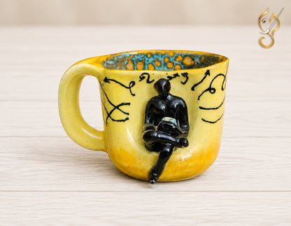 The Thinker – Idea Maker Handcrafted Ceramic Coffee Mug