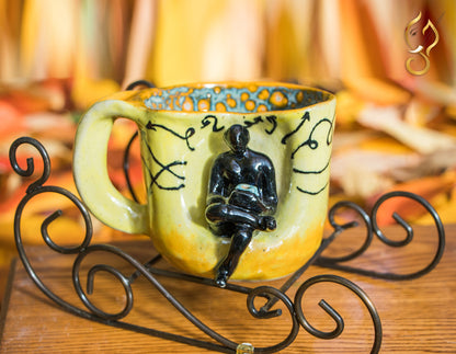 The Thinker – Idea Maker Handcrafted Ceramic Coffee Mug