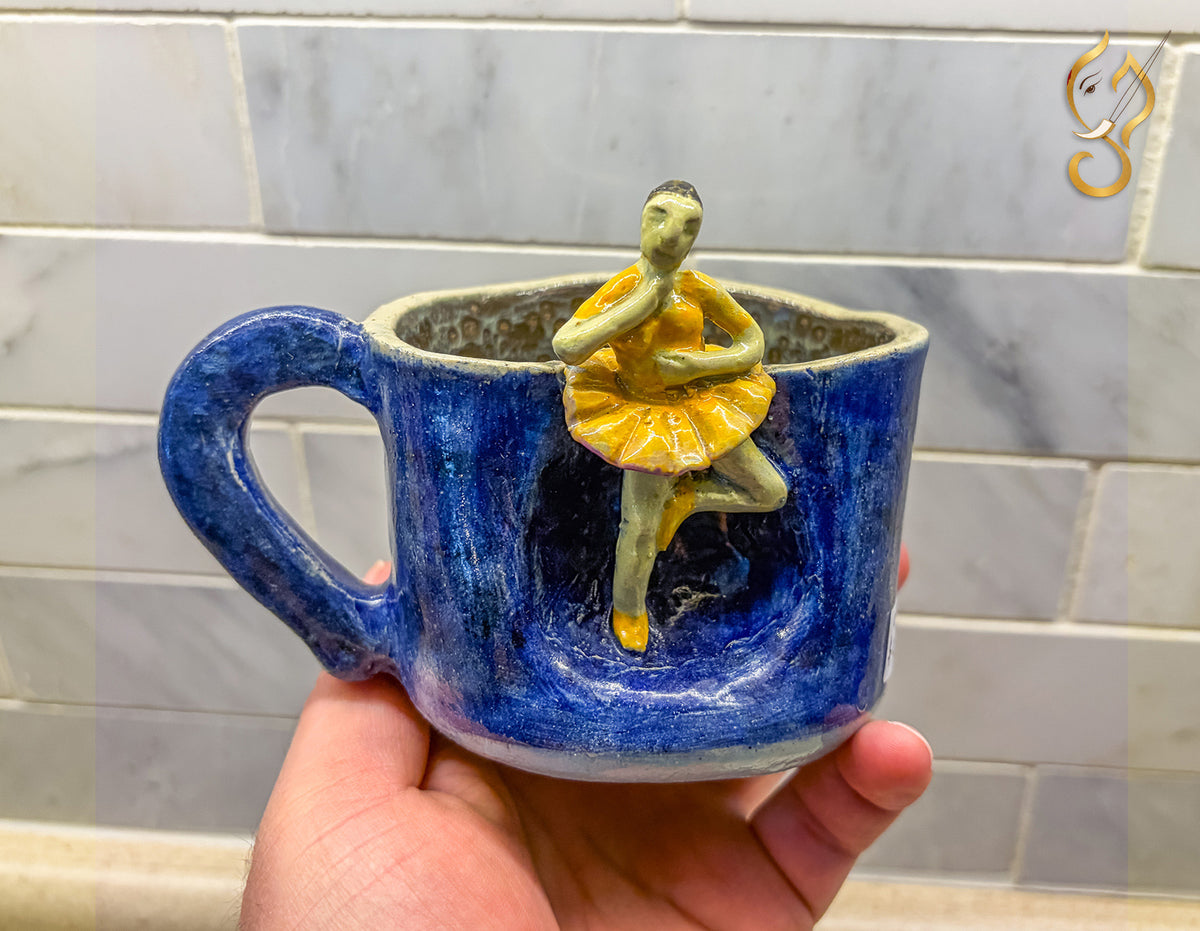 Rhythm in Motion – Ballet Dancer Ceramic Coffee Mug