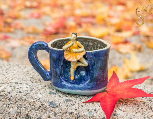 Rhythm in Motion – Ballet Dancer Ceramic Coffee Mug