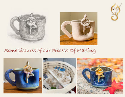 Rhythm in Motion – Ballet Dancer Ceramic Coffee Mug