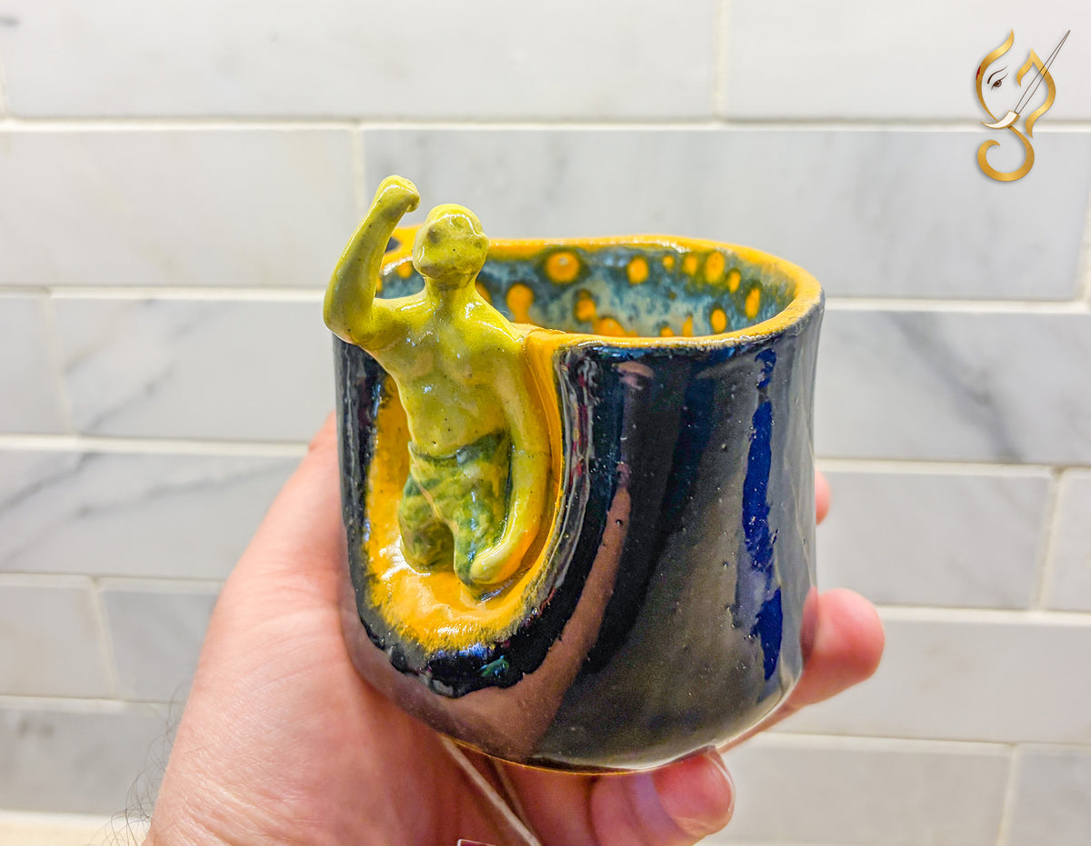 Celebrate the Victory – Handcrafted Ceramic Coffee Mug