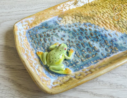 Little Rainforest – Handcrafted Ceramic Art Tray