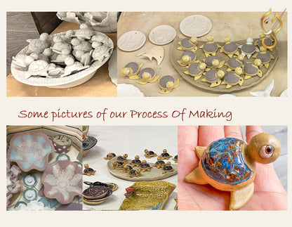 Baby Turtle – Handcrafted Ceramic Fridge Magnet