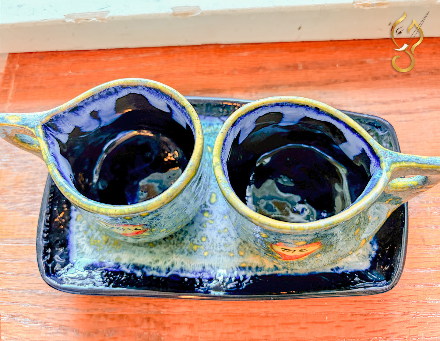 YOU & ME mug set with Tray
