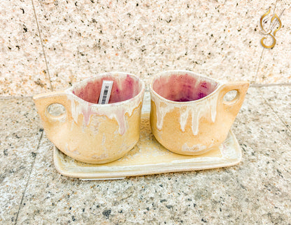 You & Me – Handcrafted Ceramic Coffee Mug Set