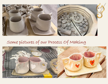 You & Me – Handcrafted Ceramic Coffee Mug Set