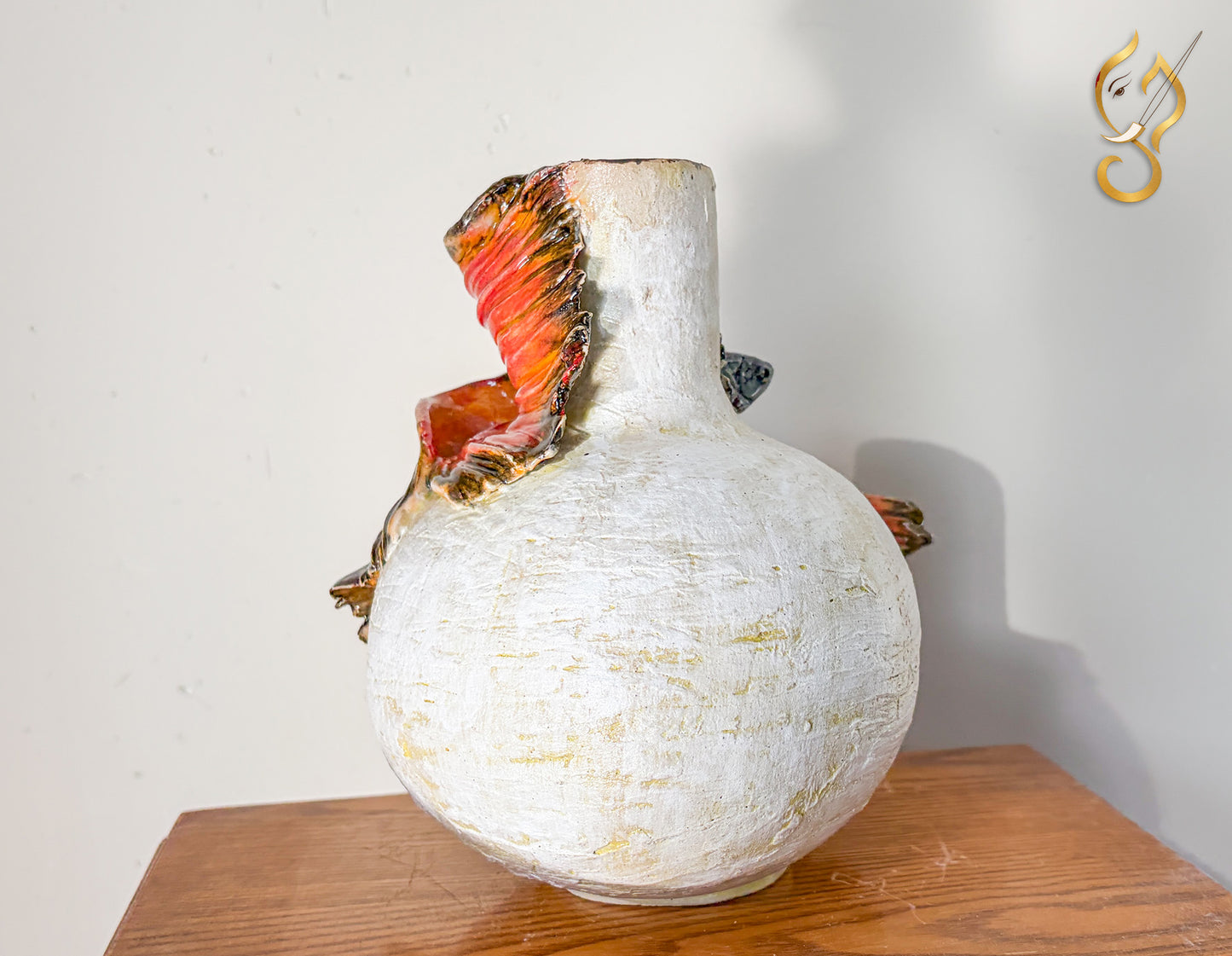 Vibrant Fin Flaring -  vase fine Ceramic Art