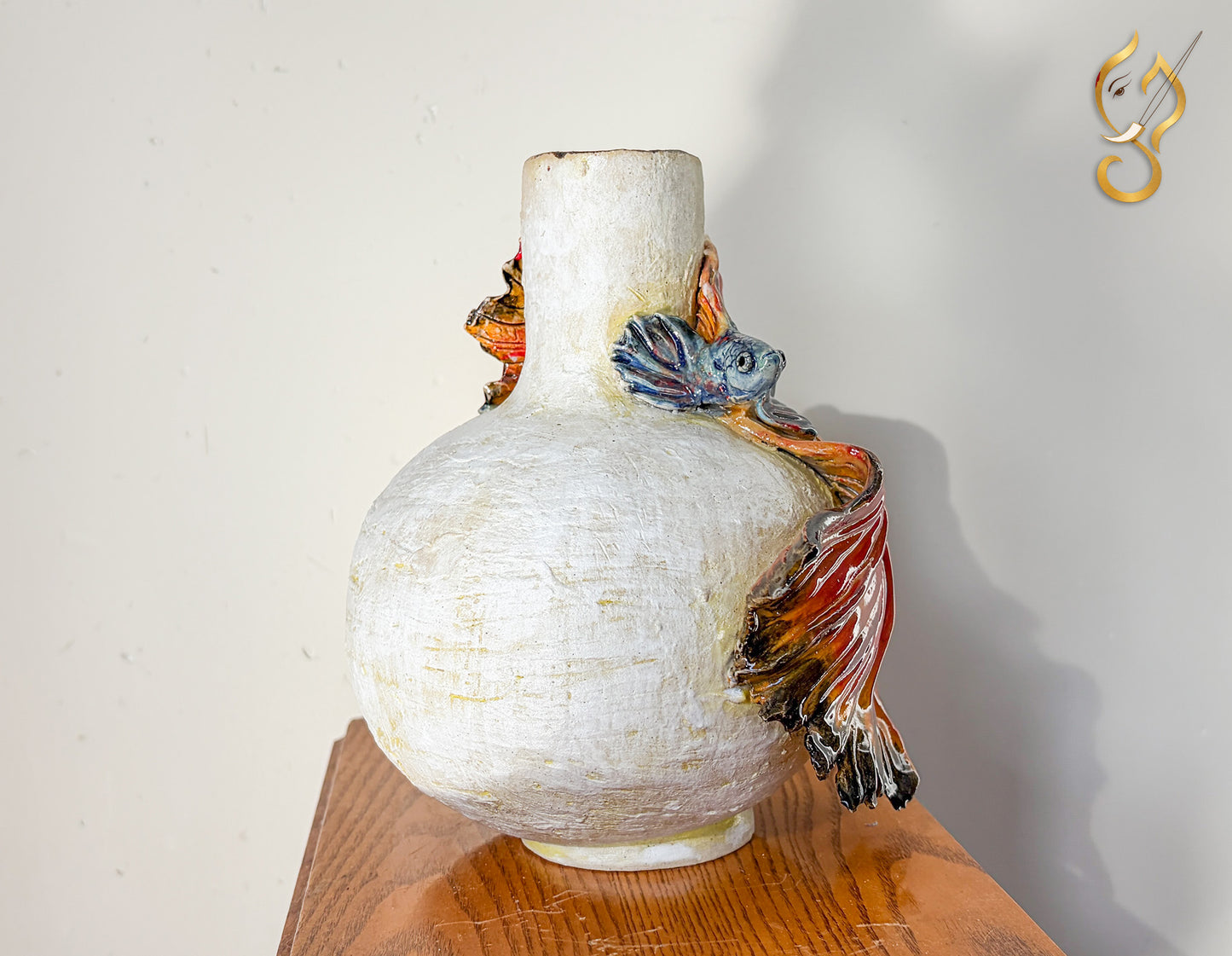 Vibrant Fin Flaring -  vase fine Ceramic Art