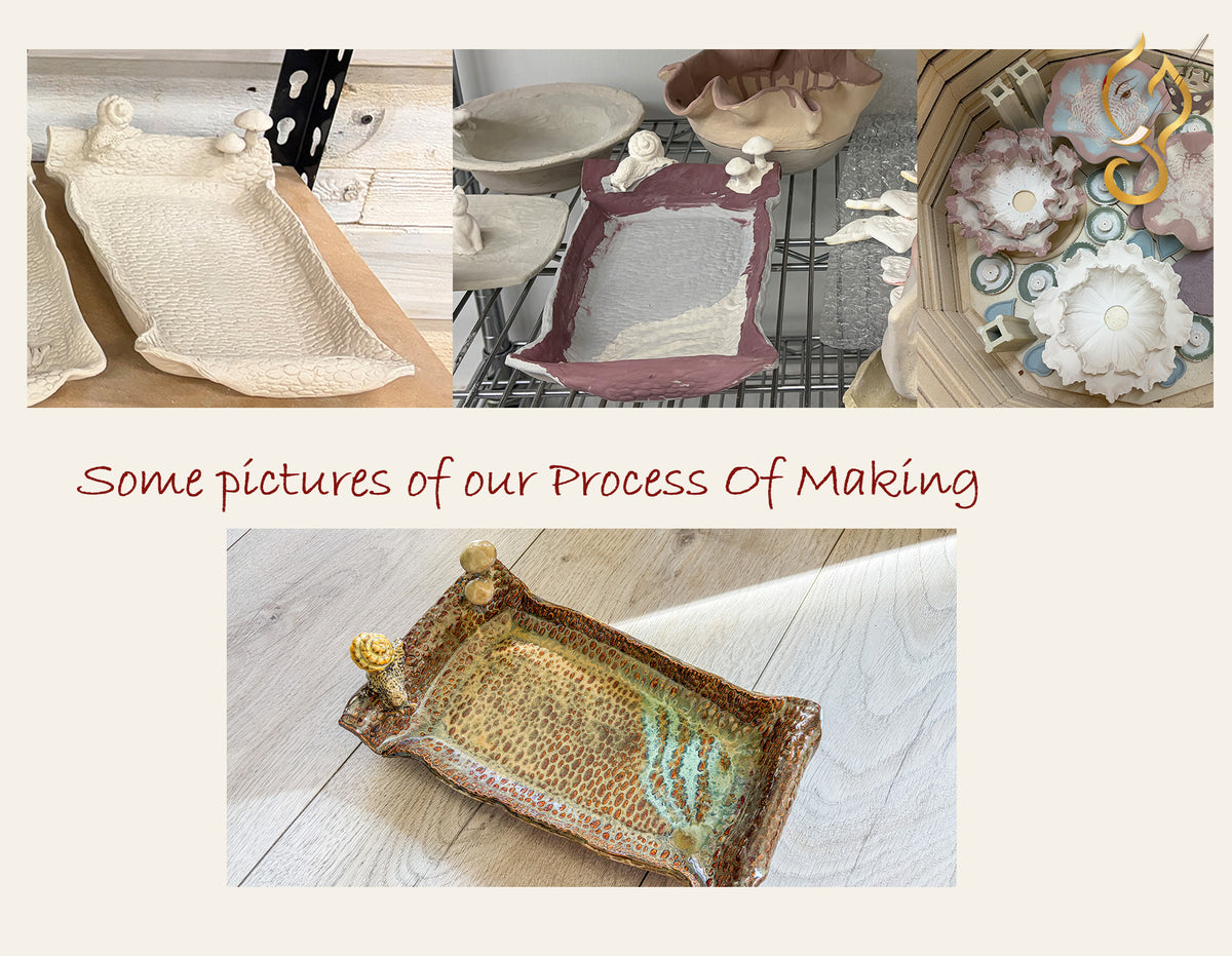 Back to Nature – Handcrafted Ceramic Tray Art