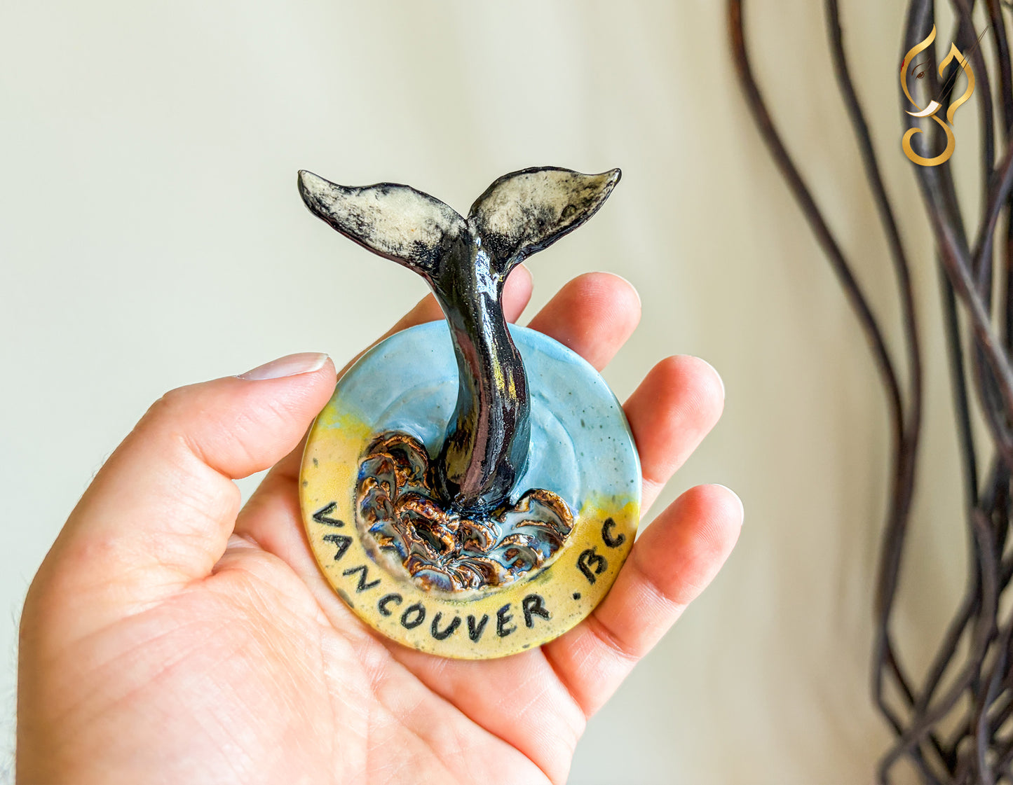 A Splash of British Columbia - Ceramic Fridge Magnet