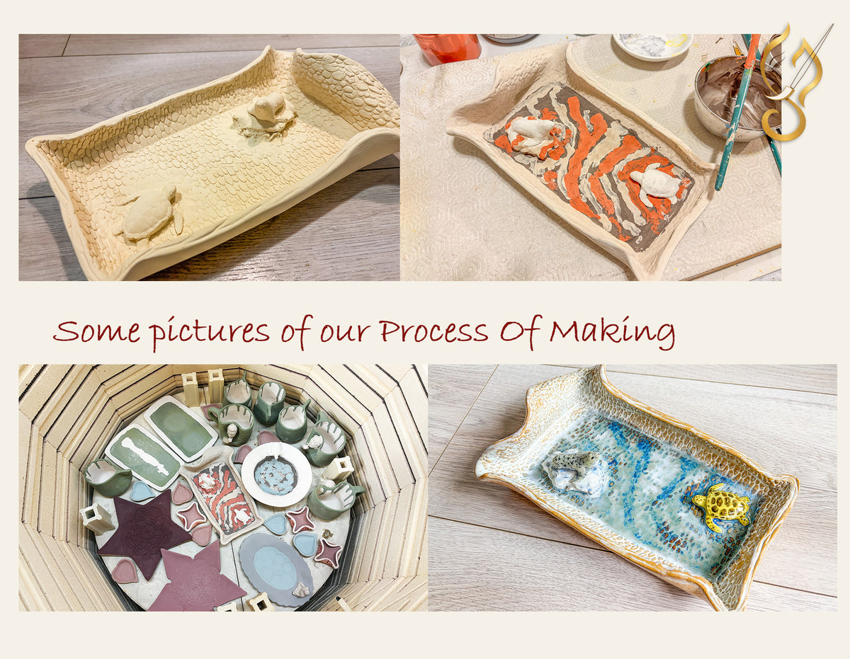 Arctic on the Tray - Ceramic Art Tray