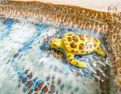Arctic on the Tray - Ceramic Art Tray
