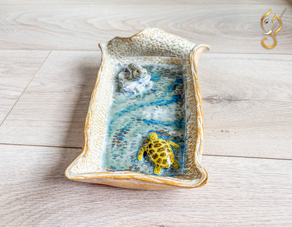Arctic on the Tray - Ceramic Art Tray