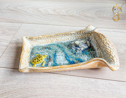 Arctic on the Tray - Ceramic Art Tray