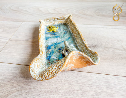 Arctic on the Tray - Ceramic Art Tray