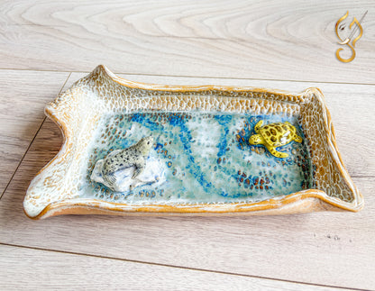 Arctic on the Tray - Ceramic Art Tray