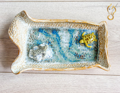 Arctic on the Tray - Ceramic Art Tray