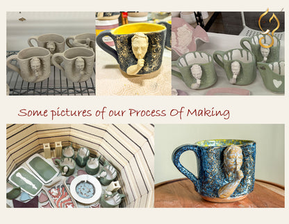 Action Over Noise — Handmade Ceramic Coffee Mug