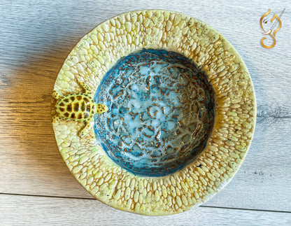 First Step — Tortoise Ceramic Art Bowl