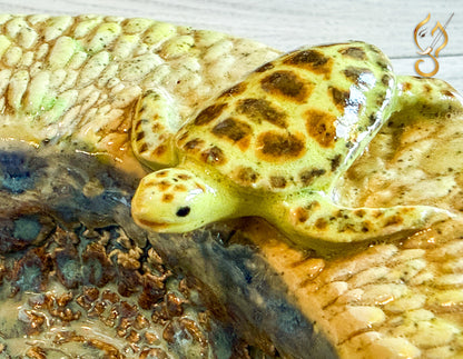 First Step — Tortoise Ceramic Art Bowl