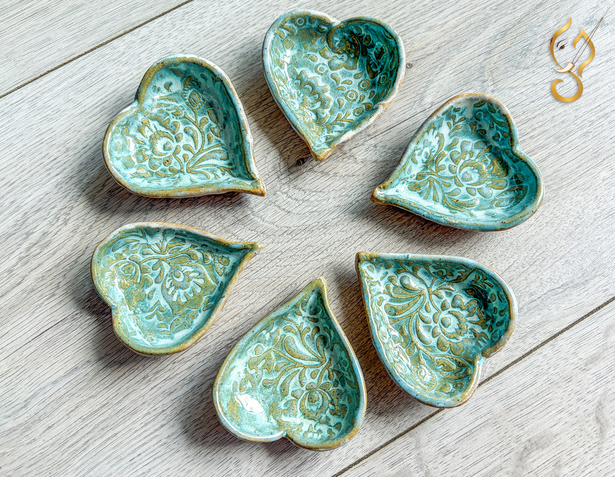 Heart Ceramic Trinket Bowl — Handmade Jewelry & Gift Dish