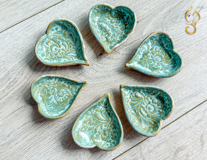 Heart Ceramic Trinket Bowl — Handmade Jewelry & Gift Dish