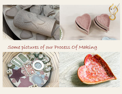 Heart Ceramic Trinket Bowl — Handmade Jewelry & Gift Dish