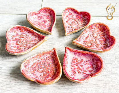 Heart Ceramic Trinket Bowl — Handmade Jewelry & Gift Dish