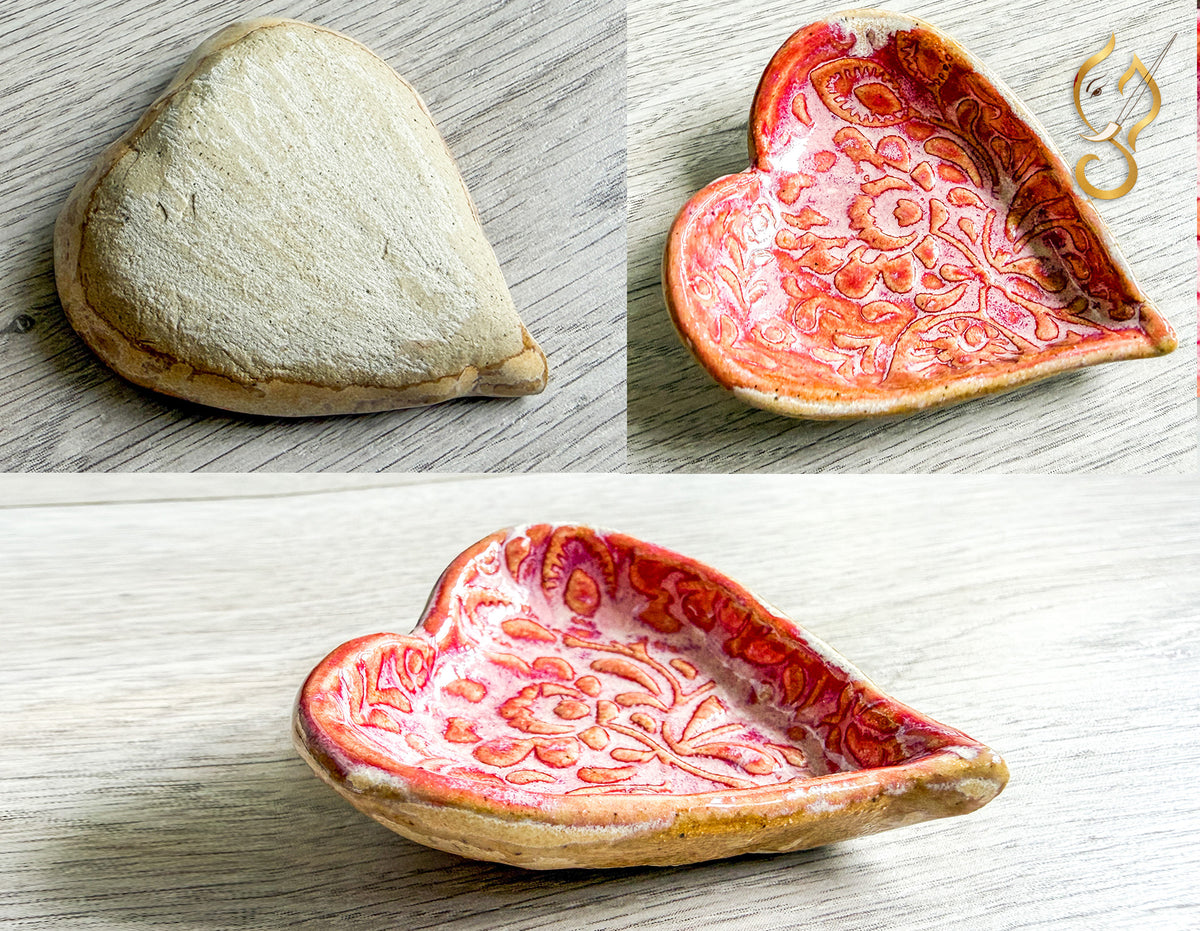 Heart Ceramic Trinket Bowl — Handmade Jewelry & Gift Dish