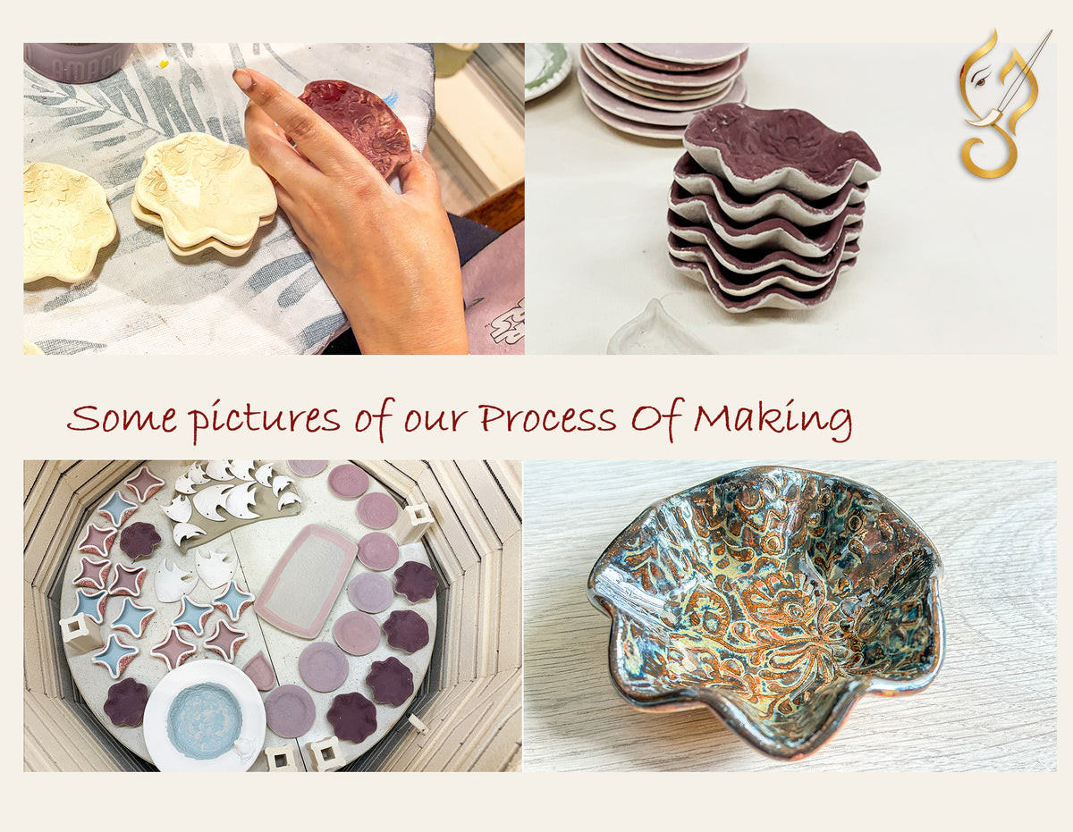 Curved Ceramic Trinket Bowl — Handmade Jewelry & Small Dish